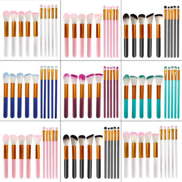 10-Piece Eye Makeup Brush Set for Beginners