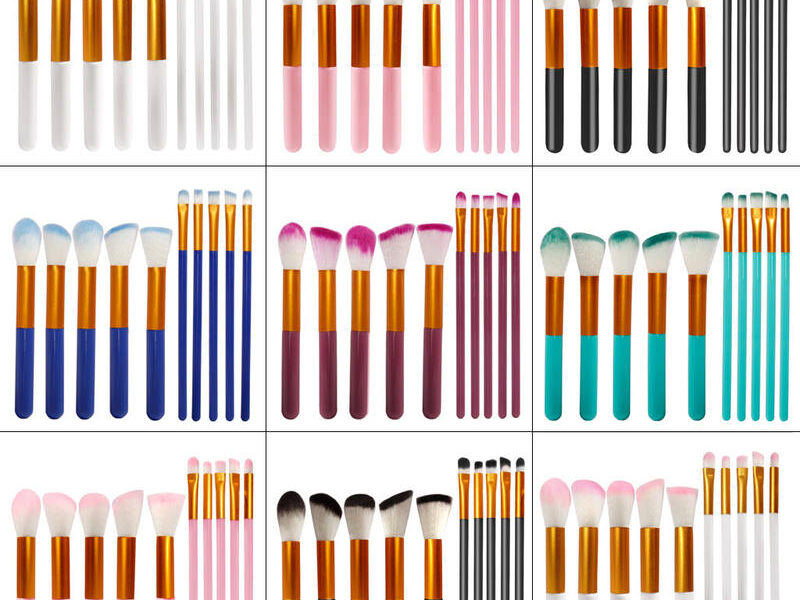10-Piece Eye Makeup Brush Set for Beginners